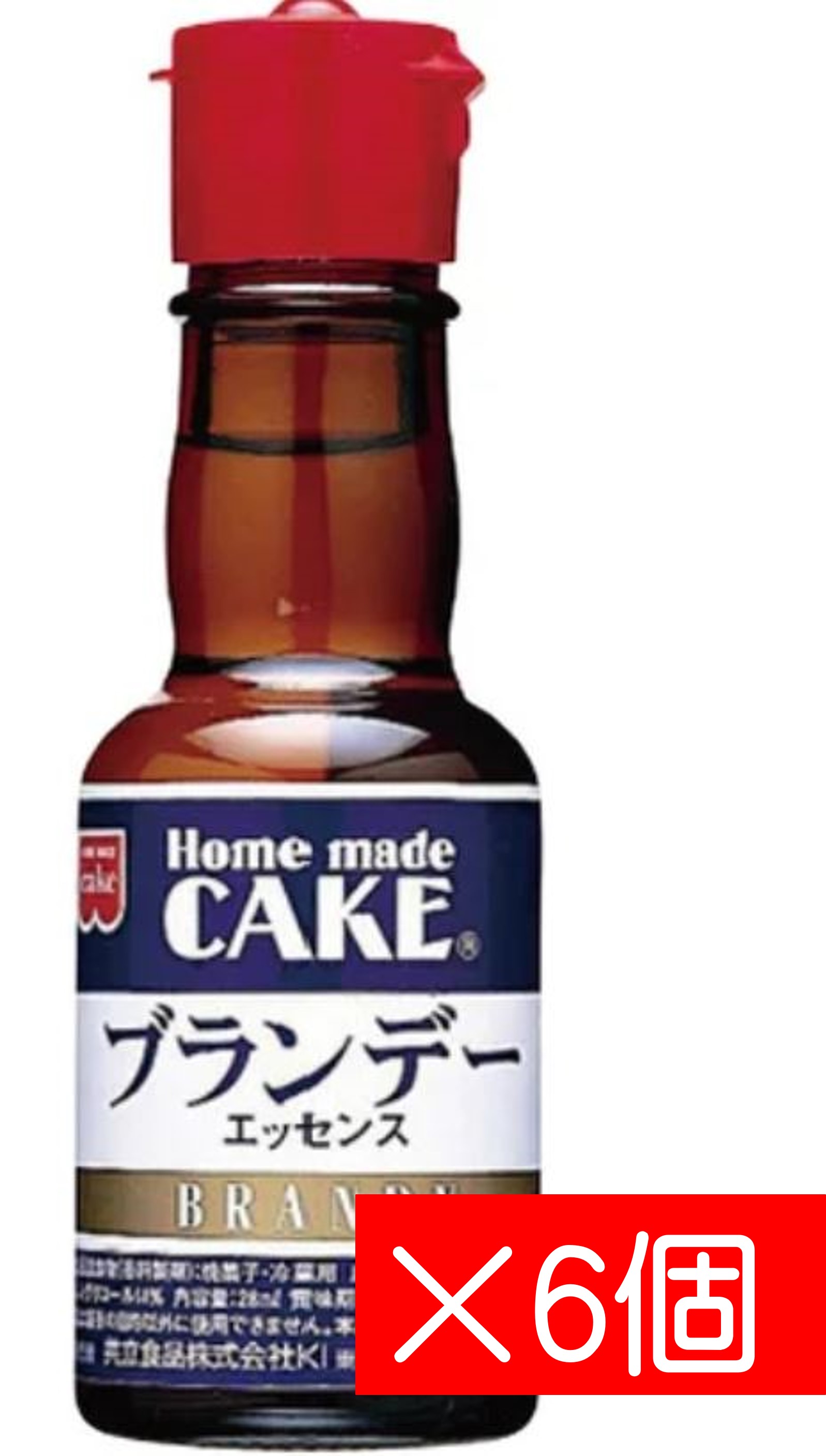 共立食品 ブランデーエッセンス 28ml×6個まとめ買い お得 製菓 お菓子作り ケーキ チョコレート 大人の風味 香りづけ