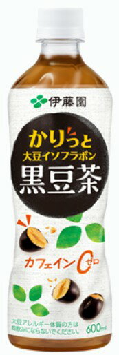 Rakuten - ※送料無料※伊藤園 かりっと大豆イソフラボン黒豆茶 PET 600ml 48本（2ケース）お取り寄せ商品です