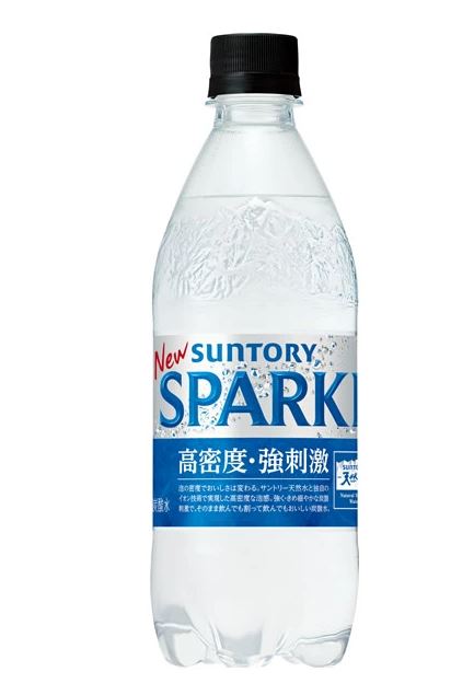 サントリー 天然水 スパークリング 500ml×24本(1ケース) 炭酸水 強炭酸 SPARKLING ソーダ割 炭酸割り ハイボール