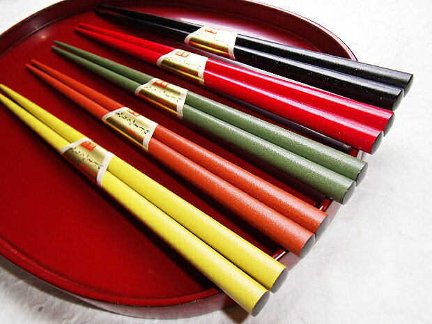 輪島箸日本の伝統色 乾漆塗り2膳セット並箱入り...の紹介画像3