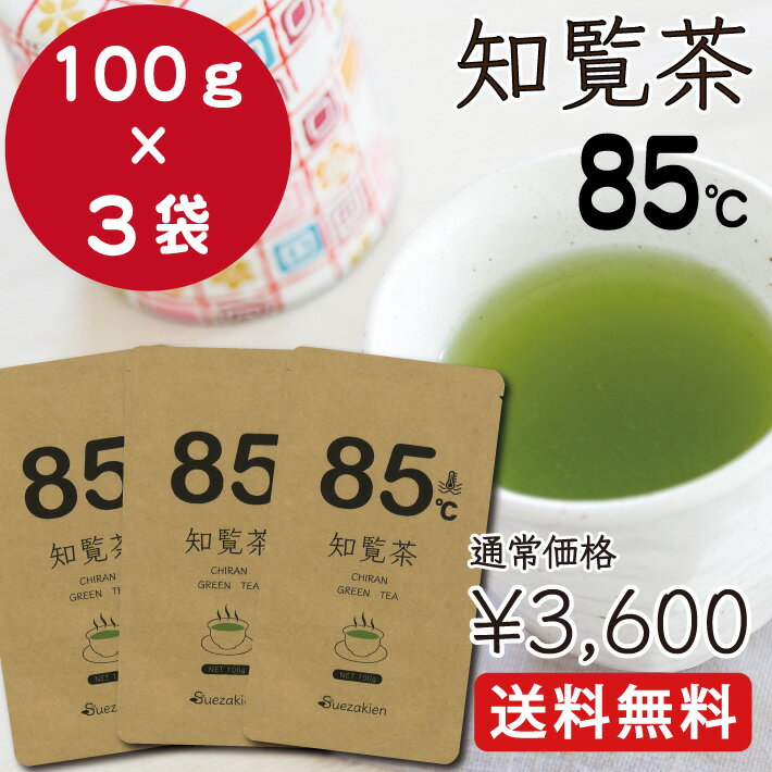 【メール便送料無料】【Uon(ゆおん)シリーズ　知覧茶 85℃】100g×3袋セット お茶 送料無料 緑茶 茶葉 日本茶 鹿児島県…