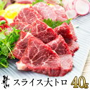 母の日 プレゼント ギフト 鮮馬刺し 大トロ(40g) 肉 熊本 直送 スライス 馬刺 馬肉 贈り物 菅乃屋 おつまみ おうちごはん お祝い 内祝い 贈答 お礼 お誕生日 御祝 ギフトセット 御礼品 お歳暮 お中元 敬老の日