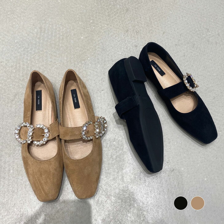 パンプス ローヒール バンド ストラップ レディース スクエアトゥ フラットヒール ビジュー ベルト 美脚 シューズ きれいめお 呼ばれ 二次会 パーティー おしゃれ 可愛い 疲れない 2021春夏新作 【lmd8082-29】【予約販売：15-20日】【送料無料】宅込