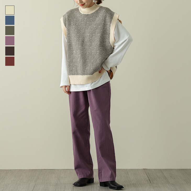 ヘビーツイル デニムパンツ ストレートパンツ レディース デニム ロングパンツ ボトムス パンツ おしゃれ 可愛い ブラック カラバリ豊富 メール便 2023秋冬 M、L 【lsbt301-466】【即納：1-5営業日】メ別2のサムネイル