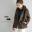 【25AW×半額クーポン】【奇跡の再販】2way ショートコート コート レディース ショート フード ジャケ..