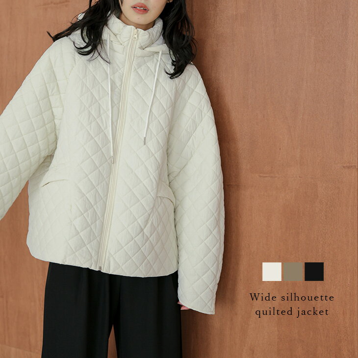 アウター ジャケット キルティング ライトアウター ラグランスリーブ 大人可愛い フェミニン モード レディース おすすめ おしゃれ 2025秋冬新作 【lsotaw25-1798】【予約販売：12月25日入荷予定順次発送】【送料無料】宅込のサムネイル