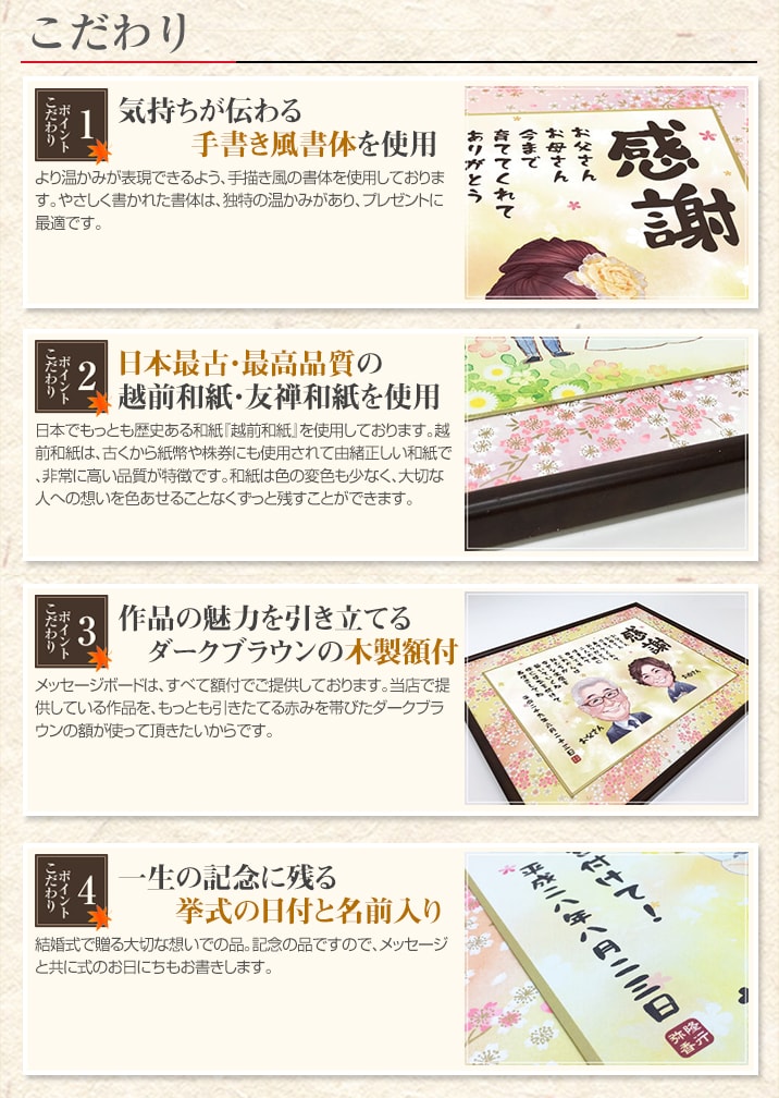 春夏新色 ご両家ご両親贈呈品 名前つむぎ詩入り 似顔絵 メッセージ ボード 2枚組セット 作家 椿木 ゆか 構図 半身 似顔絵 結婚式 両親 プレゼント 贈呈 披露宴 記念品 贈呈品 ネームポエム お名前ポエム ウエディング 結婚祝い ギフト かわいい 父 母