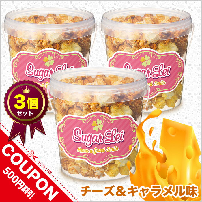 ポップコーン マッシュルーム シュガーレイ★幸運を呼ぶポップコーン【 チーズ ＆ キャラメル 味】1200ml/3個セット 送料無料 ポップコーン インスタ映え スイーツ ポップコーン 母の日 プチギフト ギフト プレゼント 贈り物 ポップコーン 可愛い かわいい ラッピング