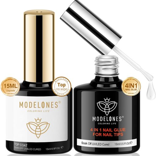 Modelones�ȥåץ����ȥ�����4in1�ͥ��륰�롼�١���������15ml�ͥ�����å��ѥ��롼&�١���������&�䶯������&�����饤�󥹥ȡ��������Ĺ����³����������