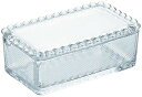 アデリア(ADERIA)バターケースバター入れクリスタルガラス製日本製F-70604