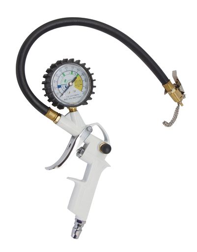 パオック(PAOCK)エアープレッシャーゲージAPG-1200PA自転車用チャック付