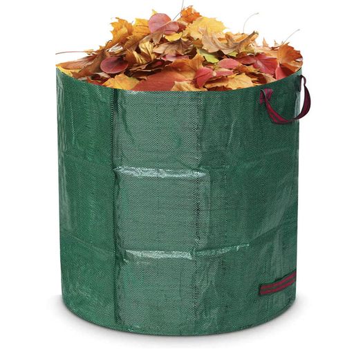Rakuten - NKAKTSUガーデンバッグ自立式園芸バッグ大容量120L/272L/400L/500L折りたたみ式大型庭用袋再利用可能落ち葉枝草集草園芸ゴミ収集たい肥収穫用取っ手付きコンポストバッグ