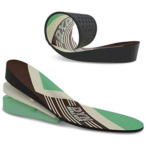 DynWalkerシークレットインソール身長アップ靴中敷きインソールかかと最大7.5cm通気防滑衝撃吸収日常用つ高さ1ペア3層構造快適で柔らか..