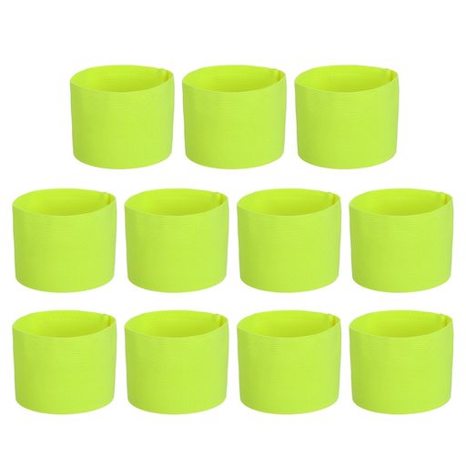 PATIKILサッカーキャプテン腕章11個サッカーキャプテン腕章サッカー用エラスティックキャプテン腕章ス..