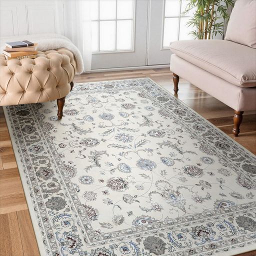 HAOCOOカーペット1.5畳ペルシャ絨毯風おしゃれ洗えるラグ130х190cm耐磨耗性滑り止めホットカーペット対..