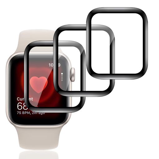 【超高品質&amp;超薄型素材】このスマートウォッチ用ガラスフィルムは 対応Apple Watch Series 4 / 5 / 6 / SE 40mm 。非常に柔らかいTPUをしており複合材 炭素繊維を採用、画面の端まで保護することができ超薄型0.26mm、スクリーンをタップする際にフィルムなしの場合よりもスムーズにスマートウォッチを操作できます。 【自己修復機能】 従来の製品は、使い続けていくうちに保護ガラスが傷付き、画面が曇って見えるようになってしまっていました。本製品は、保護ィルムの表面に軽微なキズを自己修復する特殊素材を採用!いつまでも明るくキレイな液晶表示をキープします。※特殊フィルム層を超える深いキズや、表面を削るようなキズは跡が残る事がございます。 【超高透過率】このスマートウォッチ用ガラスフィルムの透過率は約99%に達しており、厚さ0.26mmの超極薄フィルムと2.5°の角度なので、高解像度の美しい画像や映像を再現します。