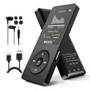 RUIZU MP3プレーヤー BLUETOOTH 5.0対応 HIFIロスレスデジタルミュージックプレーヤー 16GB MP3 プレヤー ポータブルプレーヤー 長時間バッテリー寿命 音楽プレーヤー FMラジオ 音声録音 電子書籍 80時間再生(2)