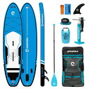 WOWSEA TROPHY T1 サップ インフレータブル スタンドアップパドルボード 11’(335CM)×32”(80CM)×6”(15CM) 安定性 SU...