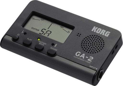 音名/弦名表示が大きく見やすい、液晶針式メーター。 スマートな軽量コンパクト・ボディ。 ギター/ベースに最適な充実のチューニング機能。 約200時間の連続使用が可能。 キャリブレーションを変えたチューニングも可能。