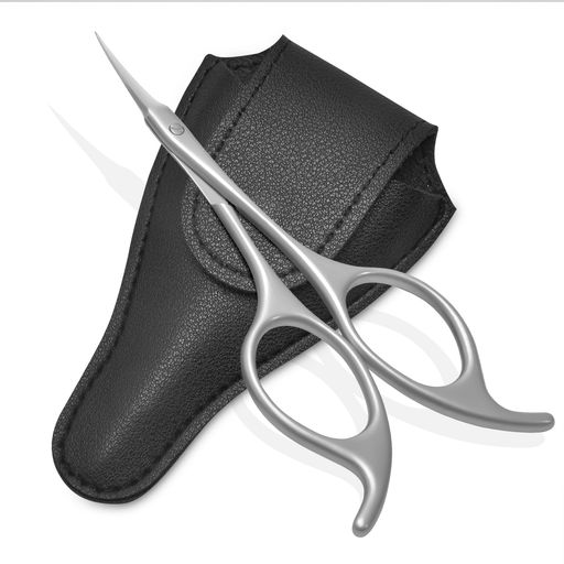 Diesisa眉毛ハサミ:プロ仕様ステンレス製甘皮処理ハサミ鋭くて小型精密な先端まゆげはさみネイルケア、..