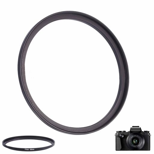 【標準サイズ互換性】本製品は77mmから82mmへのステップアップリングで、77mm径のレンズに82mm径のフィルター(UVフィルター、CPL偏光フィルター、NDフィルター、クローズアップレンズ、レンズフード、クロスフィルターなど)を装着するためのアダプターです。 【高強度アルミ合金素材】高品質なアルミ合金をCNC精密加工し、表面にはブラックアルマイト処理を施しています。耐腐食・耐酸化・耐摩耗性に優れ、屋外の過酷な撮影環境にも対応します。 【軽量・コンパクト設計】サイズは約84mmx5.5mm。軽量で堅牢な作りにより、レンズへの負担を抑えつつ、持ち運びやすく収納にも便利です。アマチュアからプロのカメラマンまで幅広くご使用いただけます。 【簡単取り付け・しっかり固定】小さい方(77mm)はオスネジでレンズ側、大きい方(82mm)はメスネジでフィルター側に装着します。ねじ込み式で簡単かつしっかりと固定でき、外れにくく安心です。 【コスト削減&amp;汎用性向上】このステップアップリングを使えば、複数のレンズに対して同じフィルターを共有でき、アクセサリーの購入コストを削減。