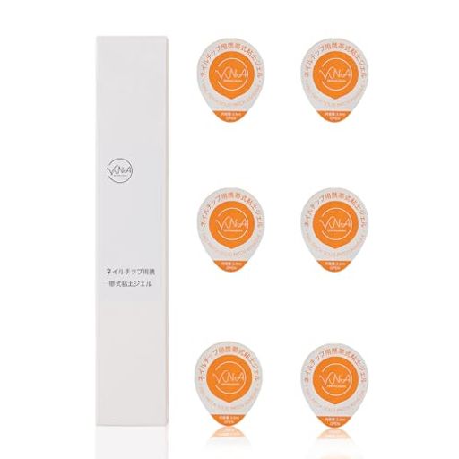 Vernailiqueaネイルチップ接着剤粘土ジェル6個入コンパクト持ち運び便利強力防水透明パソコン作業スマ..