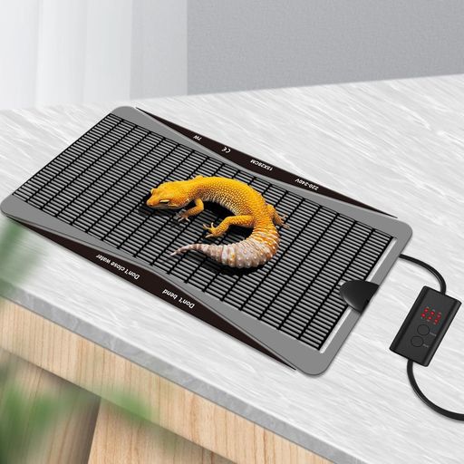 TANKAO爬虫類ヒーター暖突7W爬虫類用シートヒーター3段階温度調整耐久性均一に暖まるピタリ適温プラス3..