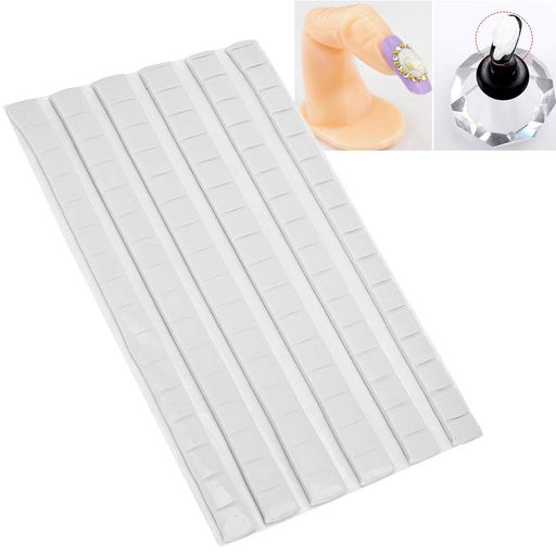 LIKENNYネイルチップ固定用粘土粘着ゴム96個セットマニキュア粘土ネイルチップサンプルチップ両面テー..