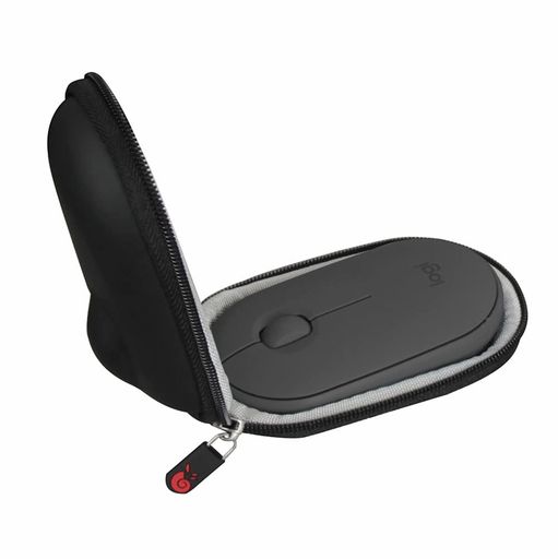 ロジクール ワイヤレスマウス 無線 マウス PEBBLE MOUSE2 M350sGR / Pebble M350GR/M355 専用収納ケース-Hermitshell(ケースのみ) (ブラック)