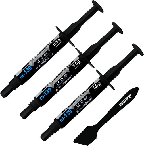BSFFサーマルペーストツールキット付きCPUペーストサーマルコンパウンドペーストヒートシンクIC/プロセ..
