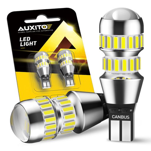 Front - AUXITOT16LEDバックランプ爆光4倍明るさUPバックランプT16バックライトT16/T154014LED42連24ヶ月保証12V無極性ホワイト後退灯バックライト50000時間以上寿命(2個セット)