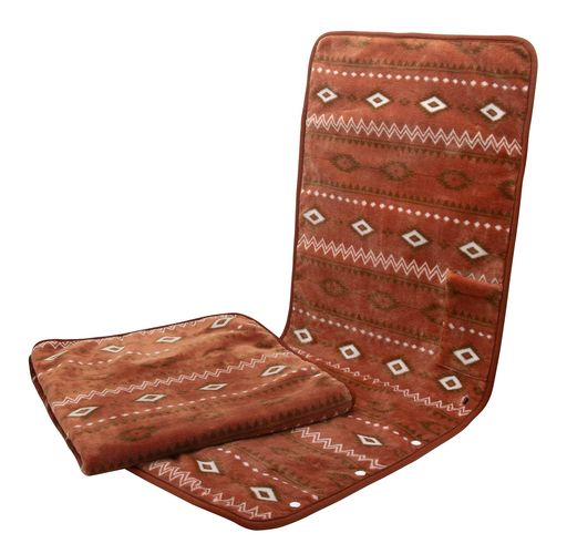 ZEPEALどこでもあったかマットDAM-B10L-RDレッド