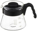 HARIO(ハリオ)V60コーヒーサーバー電子レンジ/食洗機対応450mlブラック日本製VCS-01B