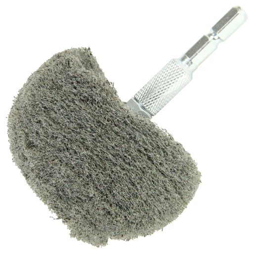 SK11(エスケー11)サビ取りアフロ君六角軸電動ドリル/インパクトドライバー用やわらかめ#400