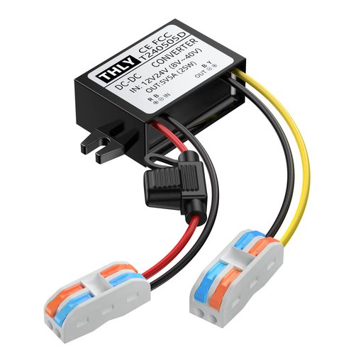 12V����5V�ؤΥ��ƥåץ����󥳥�С��������ҥ塼���ɿ�ü�����դ�5A25W��24V����5V�ؤ�DC����С�������������ʥХå�����С�����12V����5V���ȥ�å���ξ�ܡ��ȥ����ƥ���(DC8-40V������