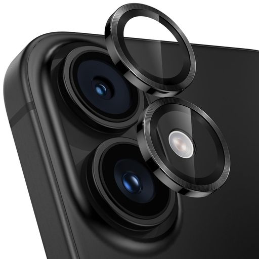【3枚入り】レンズカバー iPhone16/16 Plus用 カメラ保護 9H強化ガラス アルミ合金 アイフォン16/16plus カメラフィルム 耐衝撃 露出オーバー防止 黒縁取り 超高透過率 いphone16/いphone16プラス カ…