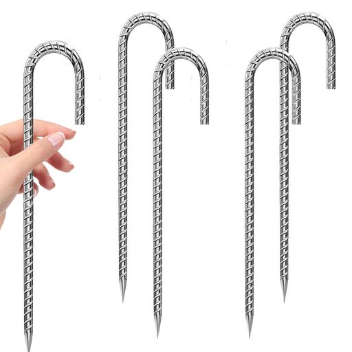 Niesporek固定ピン30cmキャンプペグロープ止め金具ペグロープ止め杭スチール鍛造ペグタープペグ高強度..