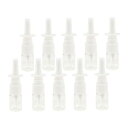 HELLERY 5ML 点鼻スプレーボトル 空容器 鼻スプレーボトル ミストボトル キャップ付き 全2色 約10個入 クリア