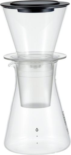 IWAKI(イワキ) 耐熱ガラス コーヒーサーバー ウォータードリッパー ウォータードリップ 440ML KT8644-CL1