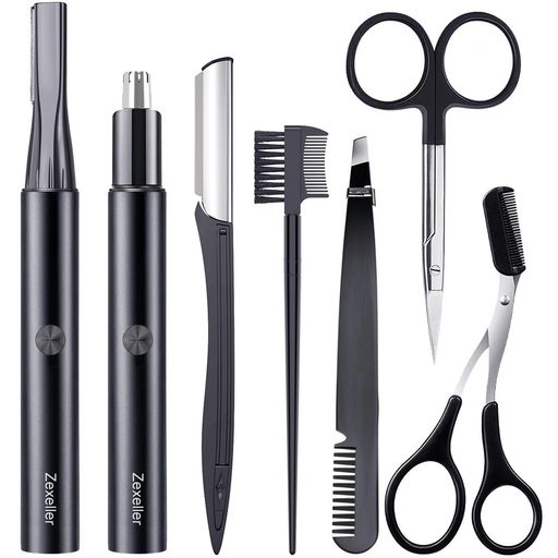 【メンズ美容師監修】新登場&1台多役眉毛シェーバーセットUSB充電式鼻毛カッター眉毛カッター眉ハサミ..
