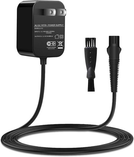 VHBW対応ブラウンシェーバー充電器12V0.4Aシリーズ9/5/7/3/1/3040s3010s541447469093310sPSE認証済対応..