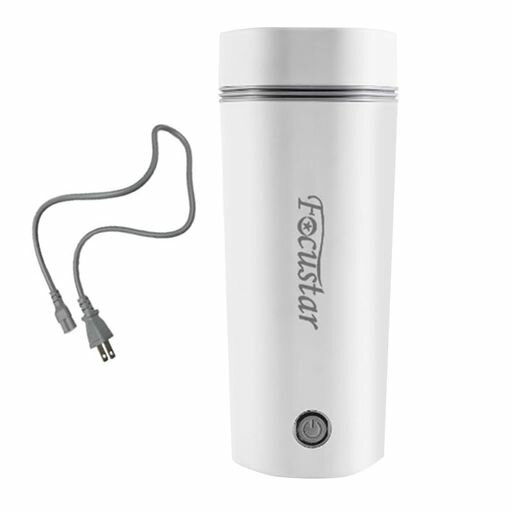 Focustar電気ケトル小型ポータブルケトル350ML300W低消費電力ポータブル電源で使用可能トラベルケトル8分で早く沸騰沸騰したら自動OFF空焚き防止お湯が沸かせる水筒持ち運び旅行車中泊に便…