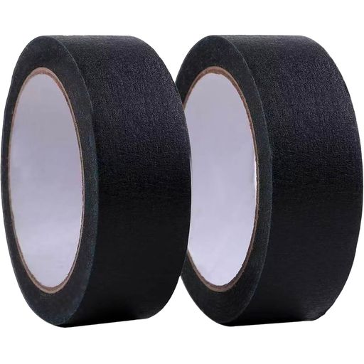 マスキングテープ2個セットパーマセルテープ艶消しブラック永久接着キッチンDIY用カモ井加工紙対応粘着..