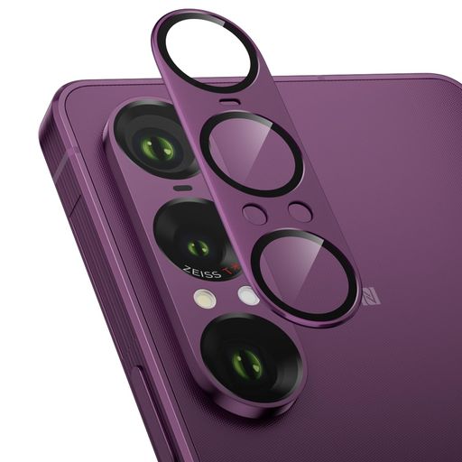 Rakuten - カメラカバーSonyXperia1VII用カメラフィルムアルミ合金製9H強化ガラス傷防止xperia1vii用カメラ保護耐衝撃レンズカバー高透過率黒縁取り露出オーバー防止カメラレンズプロテクター(SO-51F/