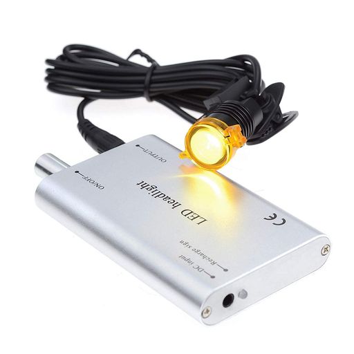 TopSellerライトランプクリップ式ライト3W精度高い双眼ルーペメガネ専用サージカルルーペ用充電式クリ..