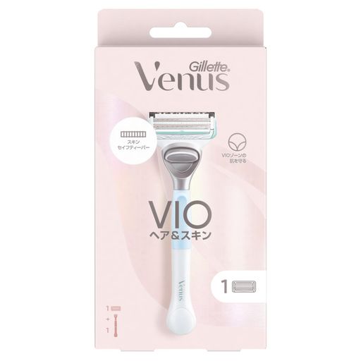 ヴィーナスVIO デリケートゾーン用 カミソリ 剃刀 女性用 本体 (ハンドルのみ)+ 替刃 1個付 ヴィーナスVIO デリケートゾーン用 カミソリ 剃刀 女性用 本体 (ハンドルのみ)+ 替刃 1個付