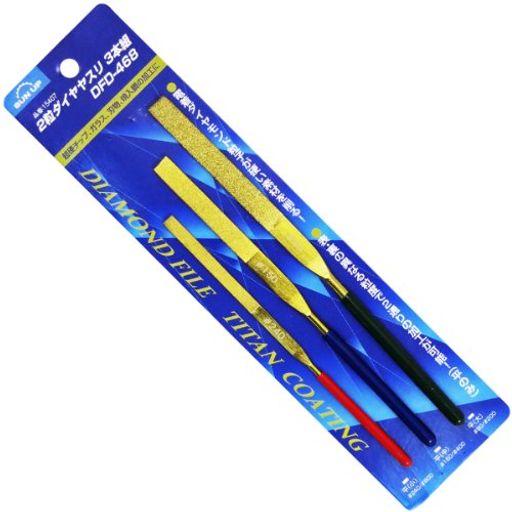 乐天商城 - 近与(KONYO)SUNUP2粒度ダイヤモンドヤスリ3本組DFD-468