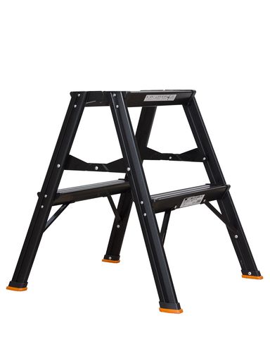 Step - TRUSCOアルミ製踏台2段高強度型黒TSAF2BK