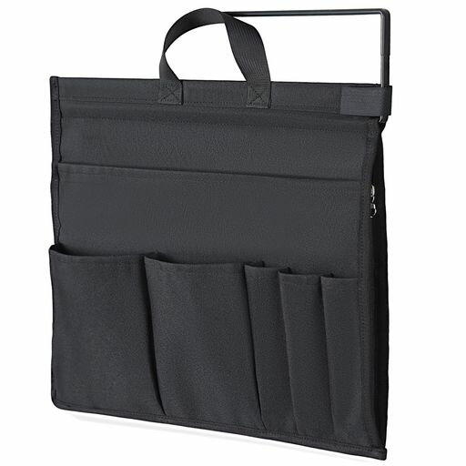 MASTLUデスク下収納ラックハンギングボックスマガジン&ノートパソコン収納対応A4サイズ耐荷重設計鉄製+ナイロン製耐汚れコンパクト机下収納リモートワーク便利グッズ日本ビジネスマン…(3.0)