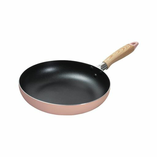 パール金属フライパン26cmIH対応オール熱源対応ふっ素加工ピンクナチュラルクックピュアHB-6662